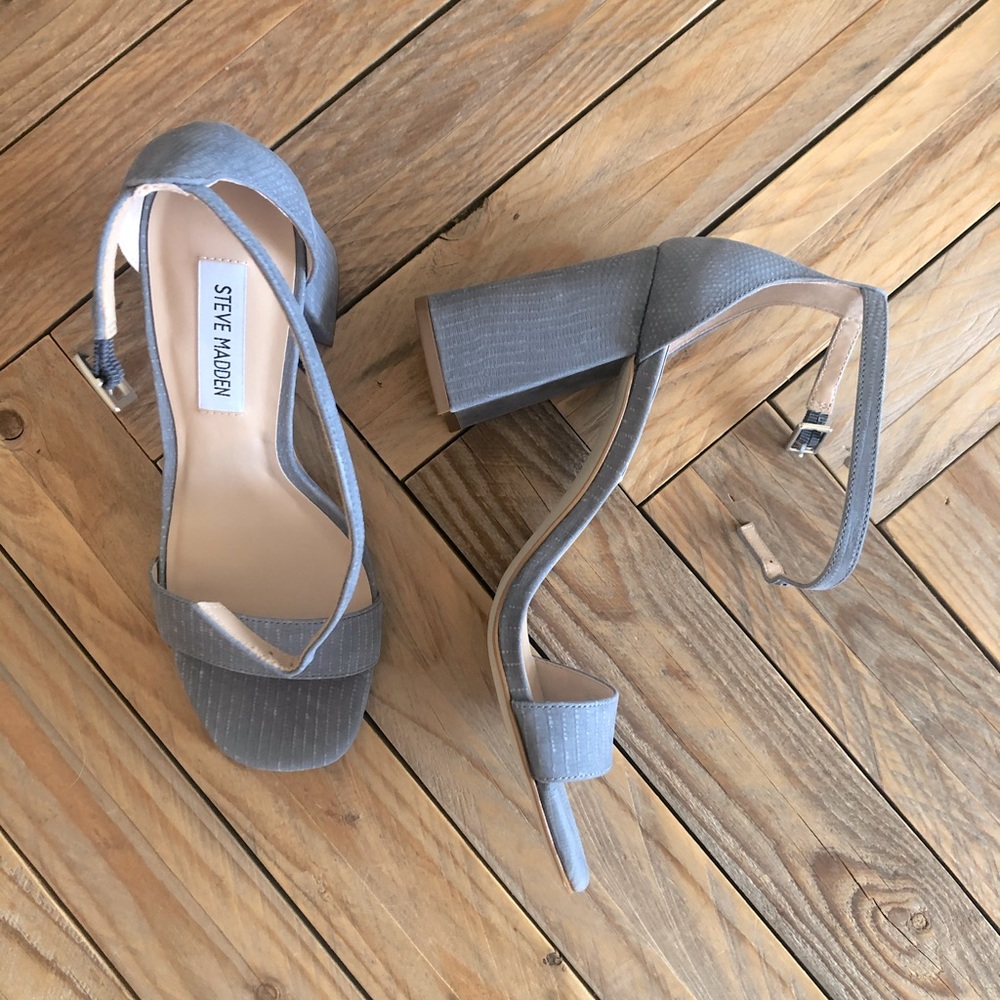 Steve Madden Blue Heels